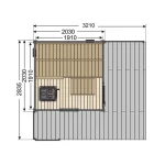 Harvia-Solide-Compact-Floorplan