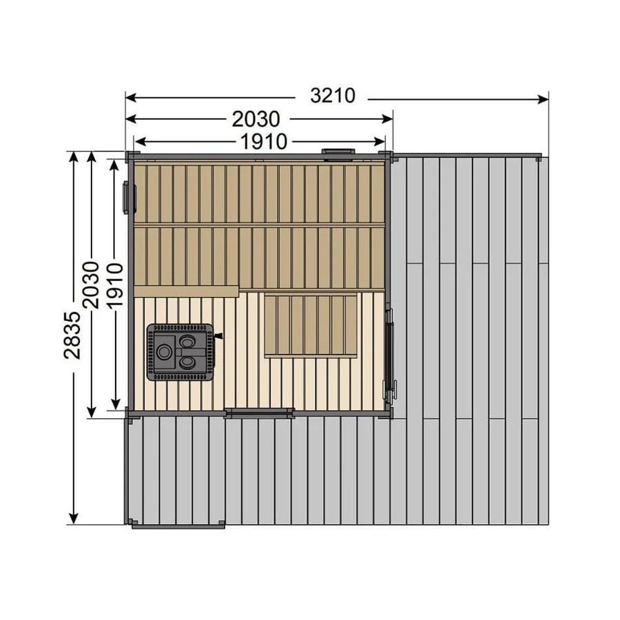 Harvia-Solide-Compact-Floorplan
