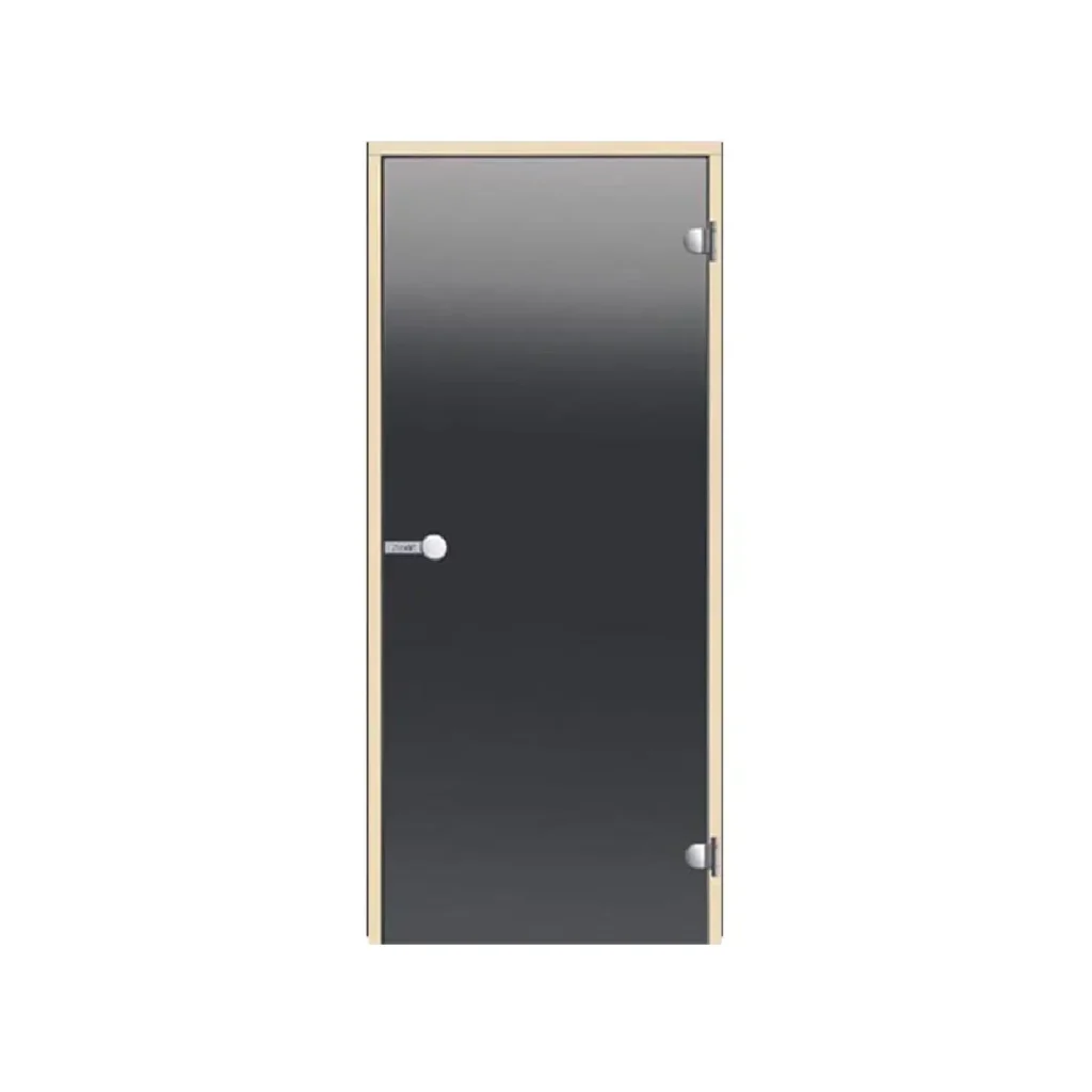 Glass Door With Wooden Frame