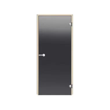 Glass Door With Wooden Frame