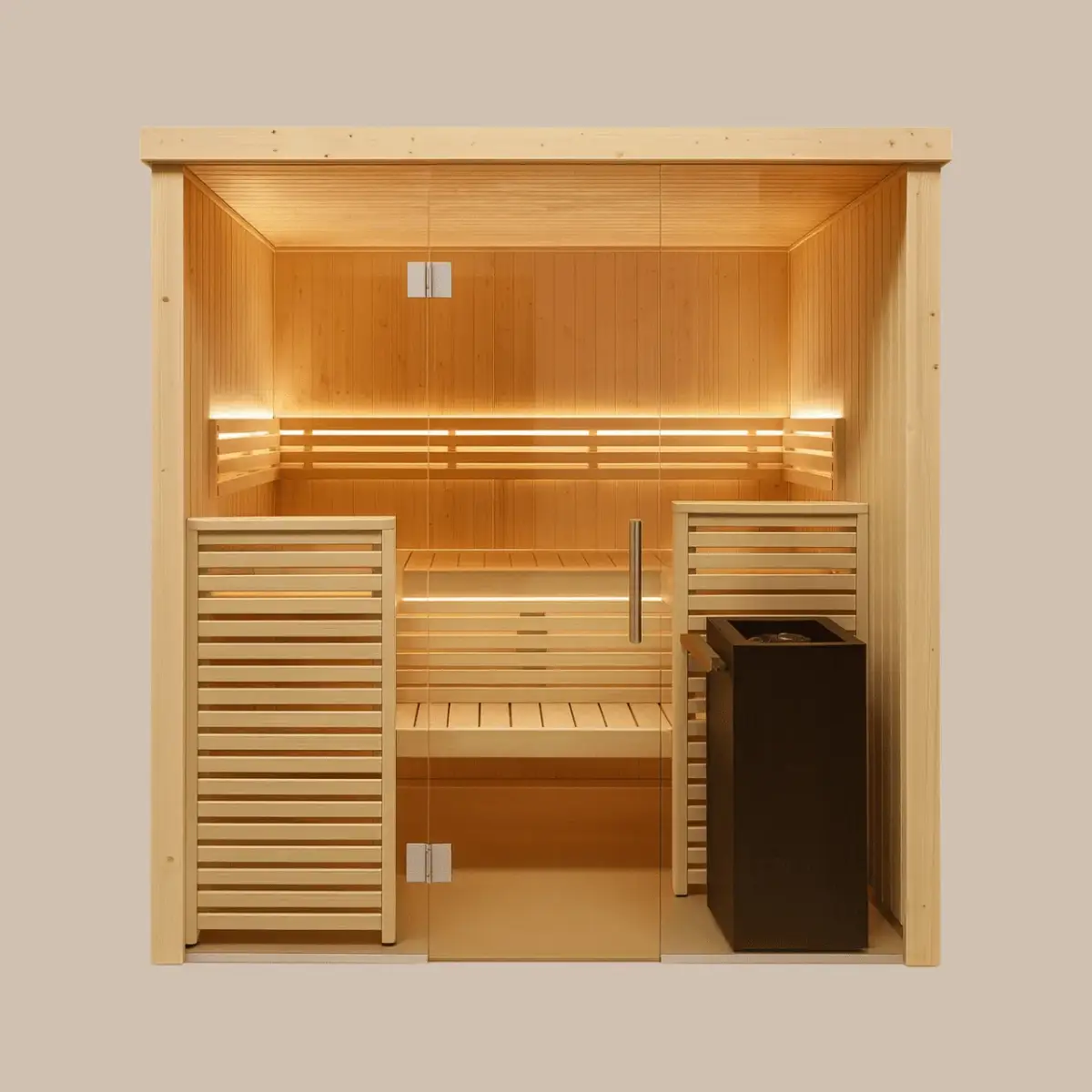 Vue variante Sauna moyen