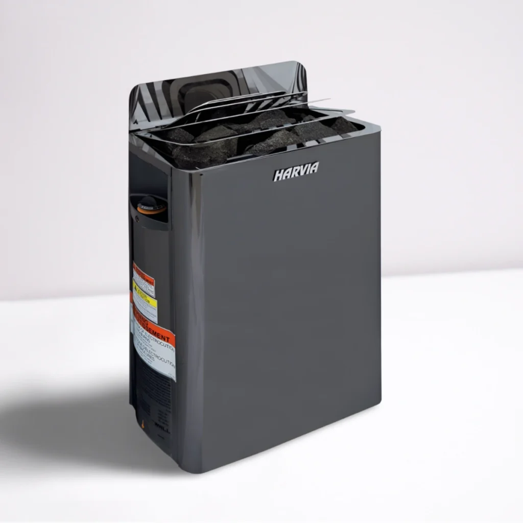 Harvia The Wall SW80 Black electric heater
