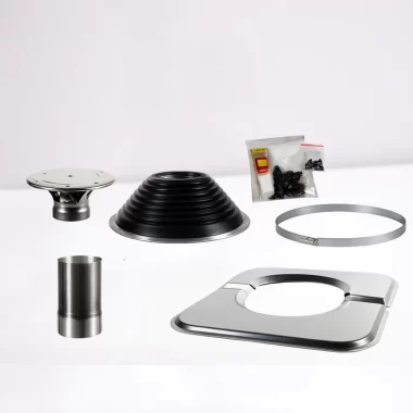 Harvia Steel Chimney Assembly Kit [Barrel Format Only]