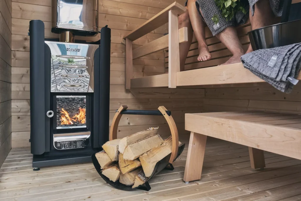 Harvia wood burning stove pro