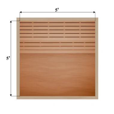 5×5 DIY Sauna Kit
