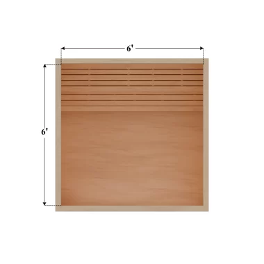 6×6 DIY Sauna Kit