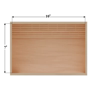 7×10 DIY Sauna Kit