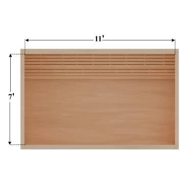 7×11 DIY Sauna Kit
