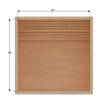 7×7 DIY Sauna Kit