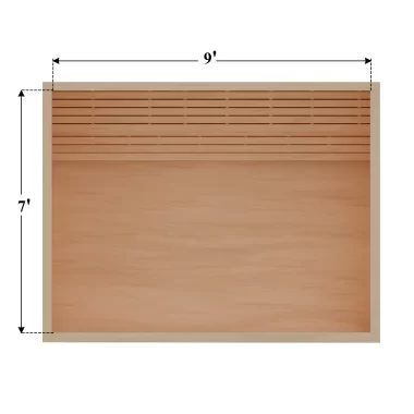 7×9 DIY Sauna Kit