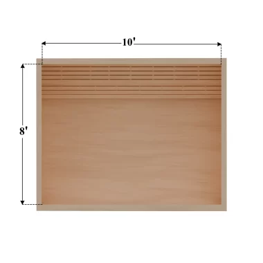 8×10 DIY Sauna Kit