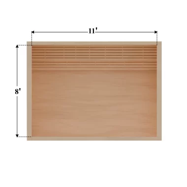 8×11 DIY Sauna Kit