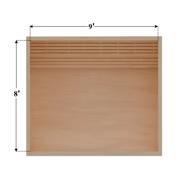 8×9 DIY Sauna Kit