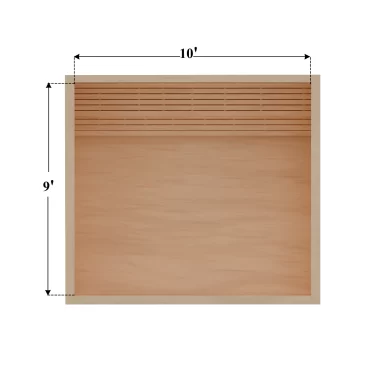 9×10 DIY Sauna Kit