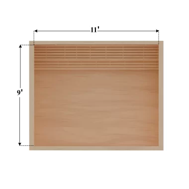 9×11 DIY Sauna Kit
