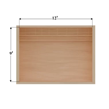 9×12 DIY Sauna Kit